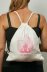 Just Breathe- drawstring cotton backpack 